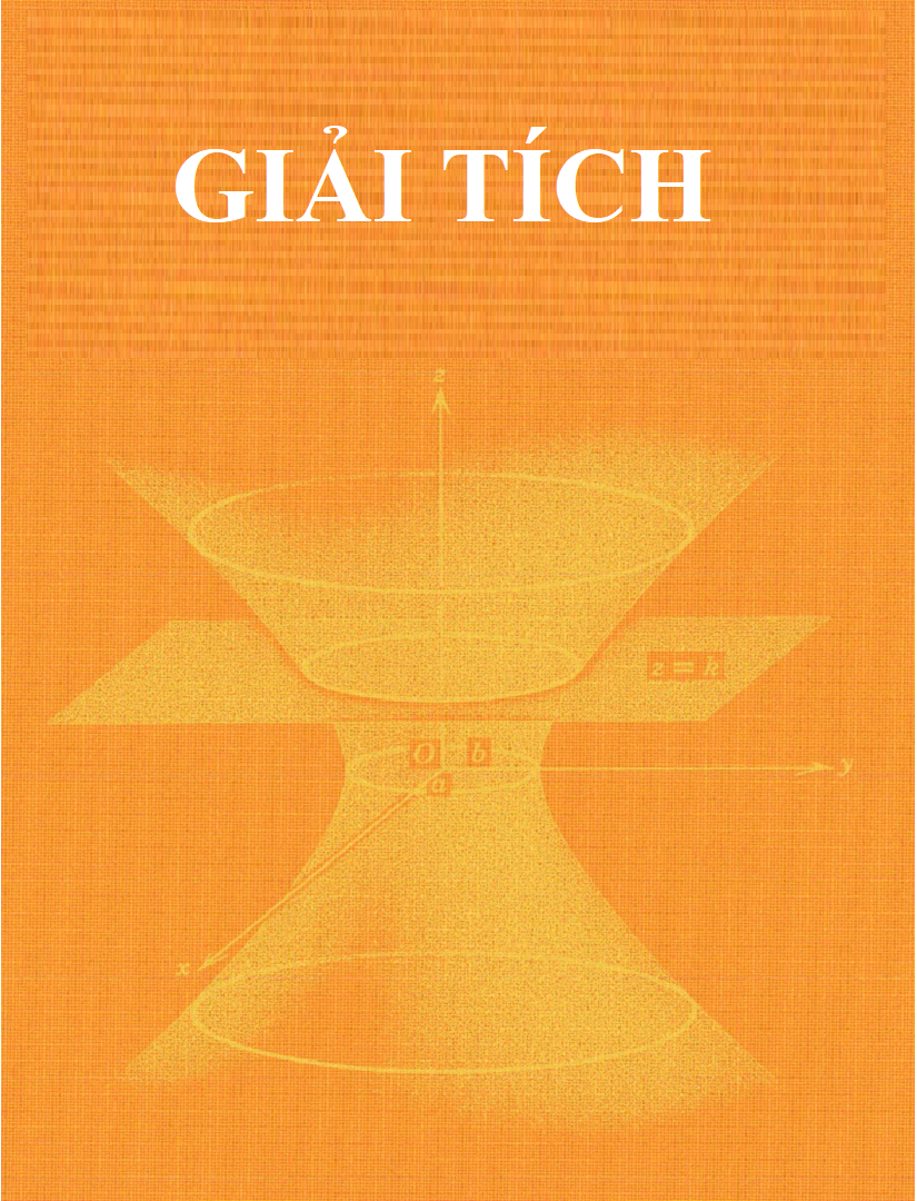 GIẢI TÍCH