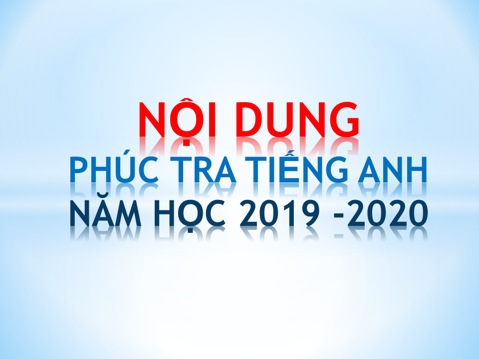 ÔN THI CHỨNG CHỈ A2